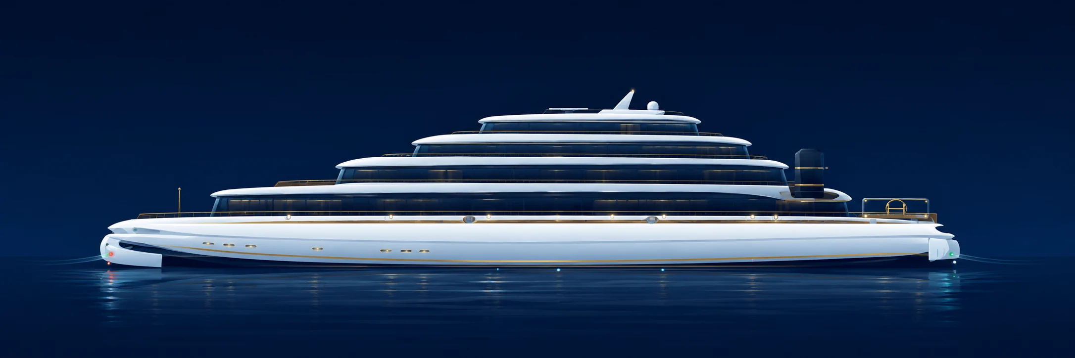 VELOX Marine luxury yacht illustration